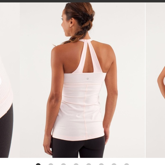 lululemon athletica Tops - Lululemon scoop me up tank rare pretty pink 4 top